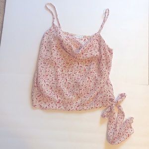 Never worn. Womens L Charlotte Russe Tank Crop Top